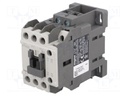 Contactor: 3-pole; NO x3; Auxiliary contacts: NO + NC; 48VAC; 18A
