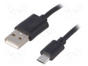Re-battery: powerbank; 8000mAh; 2A; Out: USB; Colour: black; 5VDC
