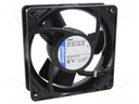 Fan: AC; axial; 230VAC; 119x119x38mm; 123m3/h; 41dBA; slide bearing