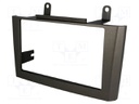 Radio mounting frame; Nissan; 2 DIN; grey