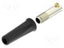 Connector: 4mm banana; socket; 36A; 30VAC; 60VDC; black; insulated