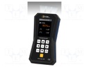 Meter: tachometer, LED stroboscope; Display: LCD 2,8"; IP52; 4.5h