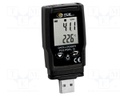 Data logger; temperature,humidity; Display: LCD 0,25"