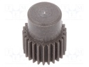 Spur gear; whell width: 16mm; Ø: 13.5mm; Number of teeth: 25; ZCL