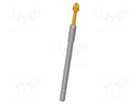 Test needle; Operational spring compression: 4mm; 20A; Ø: 2mm