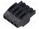 Relays accessories: plug-in connector; SOB; PIN: 4