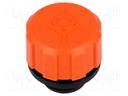 Valve breather cap; Thread: G 1/2"; Overall len: 29.5mm; 10mbar