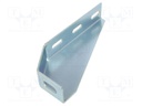 Floor bracket; 40mm; Holder mat: steel