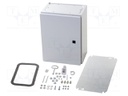 Enclosure: wall mounting; X: 300mm; Y: 400mm; Z: 210mm; AX; IP66; IK10