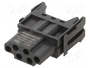 Connector: HDC; module; female; C146,heavy|mate F; PIN: 6; 500V