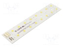 LED strip; W: 49.5mm; L: 223mm; No.of diodes: 16; CRImin: 70; 4000K