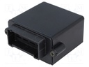 Enclosure: for alarms; X: 56mm; Y: 52mm; Z: 30mm; ABS; black