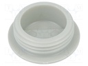 Stopper; PG11; Mat: polystyrene; light grey