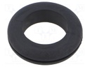 Grommet; black; UL94HB; TPR