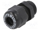 Cable gland; with metric thread; M16; IP68; Mat: polyamide; black