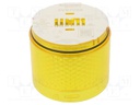 Module: light signaller; yellow; LED; 24VDC; 24VAC; IP66