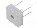 Bridge rectifier: single-phase; Urmax: 600V; If: 50A; Ifsm: 500A