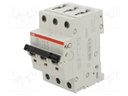 Circuit breaker; 400VAC; 25A; Poles: 3; DIN; Charact: K; IP20