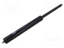 Gas spring; Thread: M10; E: 355mm; Øout: 27mm; Piston diam: 14mm
