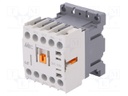 Contactor: 3-pole; NO x3; Auxiliary contacts: NO; 24VAC; 16A; IP20