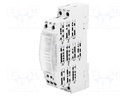 Timer; 0,1s÷10days; DPDT; 250VAC/8A; 24VAC; 24VDC; DIN; -20÷55°C