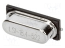 Resonator: quartz; 18.432MHz; ±30ppm; 18pF; SMD; HC49SM