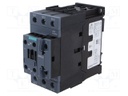 Relay Contactor, 3RT2 Series, 3PST-NO, 3P, 24 A, 22 kW, 690 VAC
