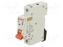 Circuit breaker; 230/400VAC; Inom: 1A; Poles: 1; Charact: C; 6kA