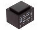 Transformer: encapsulated; 2.1VA; 230VAC; 24V; 88mA; Mounting: PCB