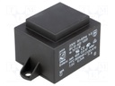 Transformer: encapsulated; 6VA; 230VAC; 7.5V; 800mA; 800mA; 200g