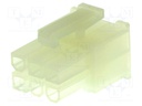 Plug; wire-board; female; VAL-U-LOK; 4.2mm; PIN: 6; w/o contacts