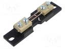 Current shunt; for DIN rail mounting; 50mV