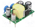Converter: AC/DC; 12W; Uout: 15VDC; Iout: 800mA; 85%; Mounting: PCB