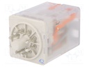 Relay: electromagnetic; DPDT; Ucoil: 120VAC; 10A; max.250VDC; 83g