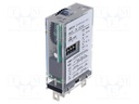 Timer; 0,1min÷10h; SPDT; 250VAC/3A; 24VDC; DIN,socket,on panel