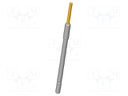 Test needle; Operational spring compression: 4mm; 20A; Ø: 1mm