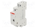 Relay: installation; bistable; NO x2; Ucoil: 12VAC; 18x68x85mm; DIN