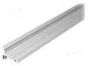 Profiles for LED modules; angular; natural; L: 1m; aluminium