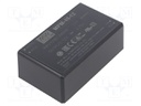 Power supply: switched-mode; modular; 45W; 12VDC; 87x52x29.5mm
