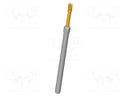 Test needle; Operational spring compression: 4mm; 16A; Ø: 1.3mm