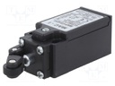 Limit switch; angled lever with roller; NO + NC; 10A; max.400VAC