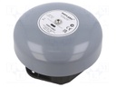 Signaller: sound; bell; 24VDC; 106dB; Series: A6BM; IP66; Ø168x93mm