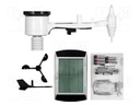 Weather station; touch screen,LCD 7"; -40÷60°C; 0÷50m/s; 1÷99%RH