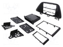 Radio mounting frame; Honda; 1 DIN,2 DIN; black