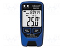 Thermo-hygrometer; LCD,with a backlit; -40÷70°C; 0÷100%RH; ±3%
