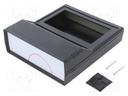 Enclosure: desktop; CAB PULPIT; X: 154mm; Y: 173mm; Z: 54mm; ABS