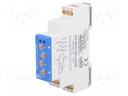 Timer; 1s÷100h; SPDT x2; 250VAC/8A; 12÷240VAC; 12÷240VDC; DIN; IP20