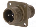 Connector: circular; Series: 97; socket,plug; male; PIN: 2; 13A