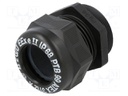 Cable gland; with thread PG; PG36; IP68; Mat: polyamide; black
