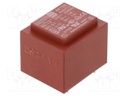 Transformer: encapsulated; 2VA; 230VAC; 9V; 9V; 111mA; 111mA